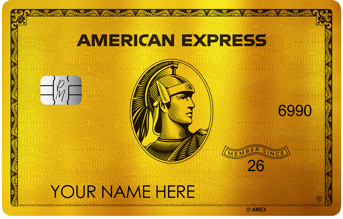 24K Gold AMEX Metal Card