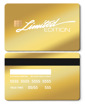 Exclusive Limited Edition metal cards with unique engraving, high-end custom metal cards for worldwide markets