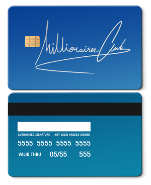 Elite Millionaires Club metal cards with meticulous finishing, premium custom metal cards for international buyers