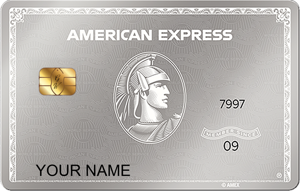 Mirror Platinum AMEX Metal Card
