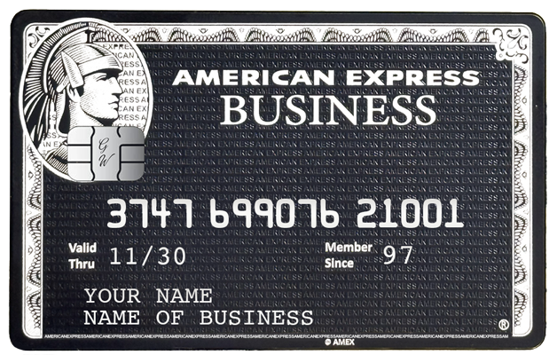 Black Business AMEX-inspired metal card, a premium work Christmas gift by Solaris Metal Cards