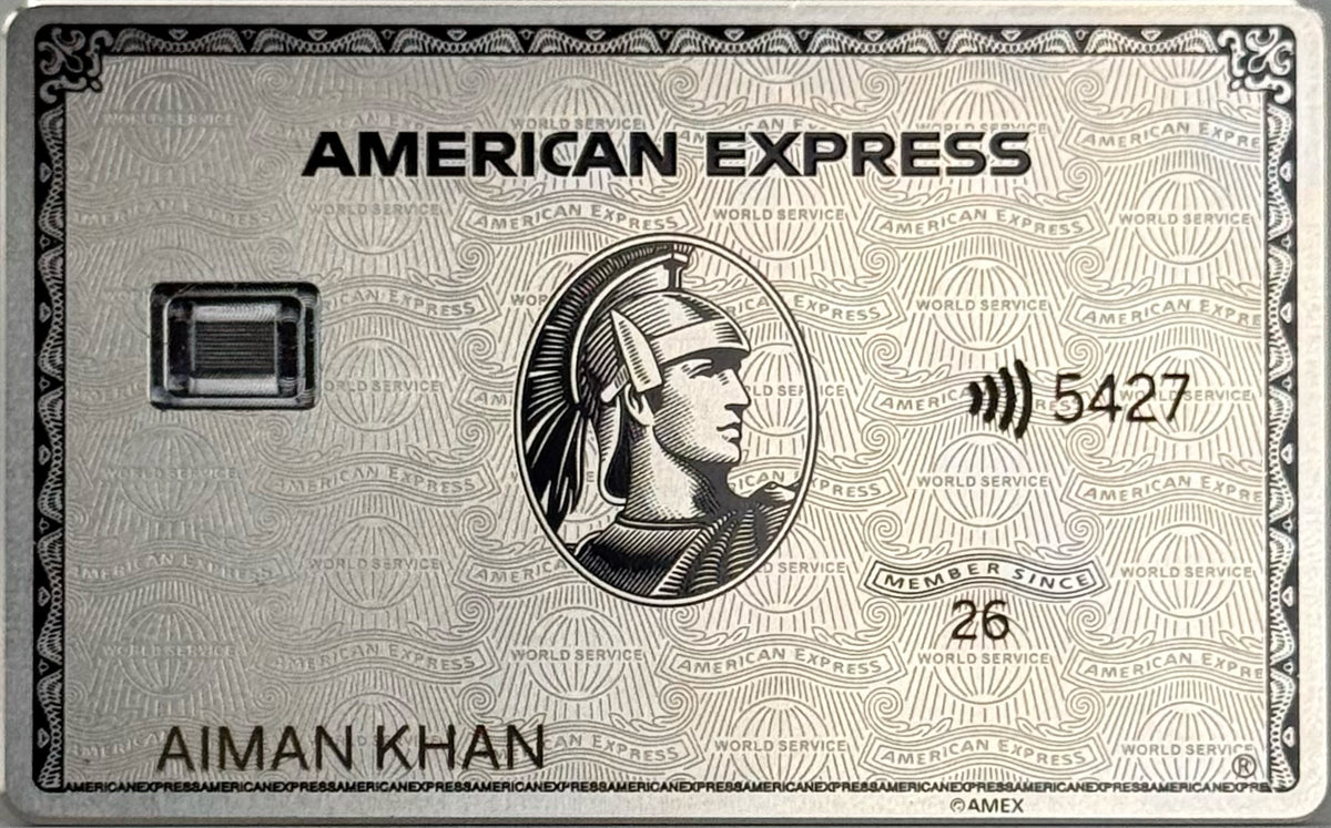 Platinum AMEX Metal Card