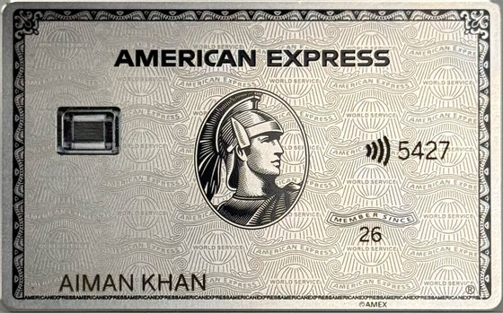 Platinum AMEX Metal Card