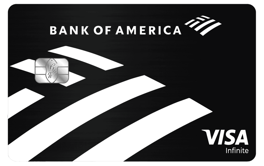 Bank of America metal card by Gold Wraps, premium stainless steel banking card