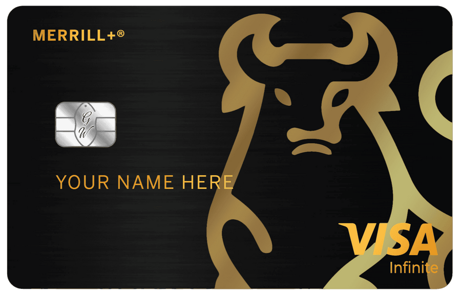 Merrill+ metal card by Gold Wraps, premium stainless steel wealth management card