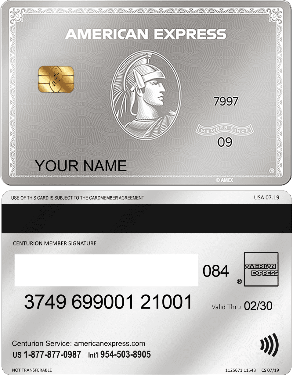 Mirror Platinum Amex custom metal ATM card by Gold Wraps, luxury metal card for international clients
