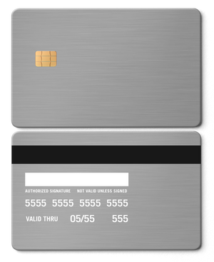 Custom engraved Signature metal card with intricate design, premium metal card for international collectors